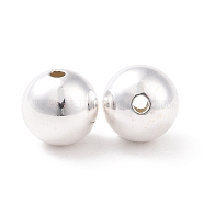 Sterling Silver Beads, Seamless Round, Silver, 8mm, Hole: 1.5mm(X-STER-A010-8mm-239A)