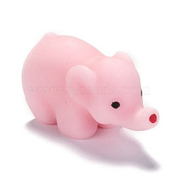 Elephant Shape Stress Toy, Funny Fidget Sensory Toy, for Stress Anxiety Relief, Pink, 46x23x25mm(AJEW-H125-18)