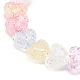 Bracelet extensible perlé coeur acrylique couleur bonbon pour femme(BJEW-JB08240)-5