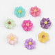 Mixed Resin Flower Cabochons(X-CRES-B3029-M)-1