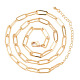 Brass Paperclip Chain Necklace Making(KK-S356-575-NF)-2