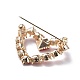 Heart Alloy Rhinestone Brooch Pins(JEWB-Z034-07G)-3