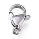 Tarnish Resistant 316 Surgical Stainless Steel Lobster Claw Clasps(STAS-M281-01P-D)-1