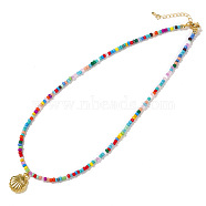 Colorful Seashell Beaded Necklaces for Women(ZN3329-1)