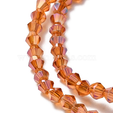 Brins de perles de verre de galvanoplastie transparentes(EGLA-YW0001-50B)-2