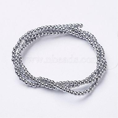 Non-Magnetic Synthetic Hematite Beads Strands(G-G094-2mm)-3