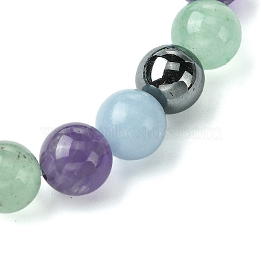12Pcs 12 Styles Constellation Mixed Gemstone Round Beaded Stretch Bracelet Sets(BJEW-JB10910)-5