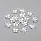 Embellissements scrapbooking dos fleurs cabochons acrylique de perles plates pour bijoux(X-MACR-F028-22)-1