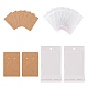 200Pcs 2 Style Cardboard Display Cards and OPP Cellophane Bags(CDIS-LS0001-05B)-1