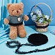 Polyester Elastic Pleated Lace Ribbon(OCOR-WH0036-70A)-4