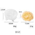 DIY Candle Food Grade Silicone Molds, For Scented Candle Making, Flower, Flower, 88x44mm(PW-WGCF1EB-21)