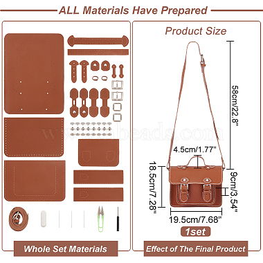 DIY Imitation Leather Satchel Making Kits(DIY-WH0399-06A)-2