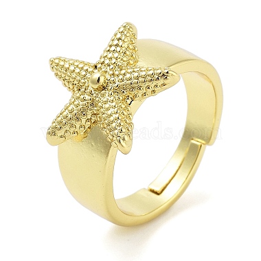 Starfish Brass Finger Rings