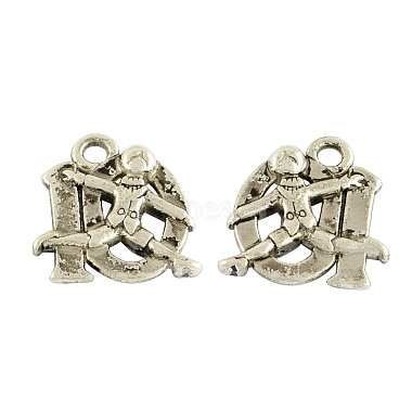 Antique Silver Human Alloy Charms