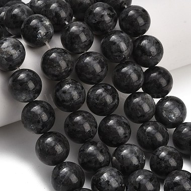 Natural Larvikite Beads Strands(GSR16mmC128)-1