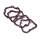 Natural Garnet Bead Stretch Bracelets(BJEW-K213-45)-1