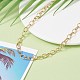 Brass Cable Chain Necklace for Men Women(X-NJEW-JN03735)-4
