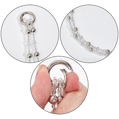 Poignées de sac en chaîne de perles à 2 brins d'acrylique(FIND-WH0128-78)-3