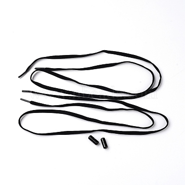 Black Elastic Fibre Shoelace