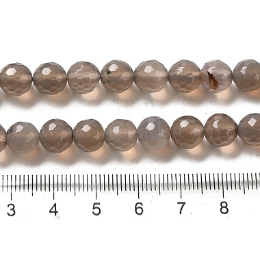 Natural Grey Agate Beads(G-A046-1)-5