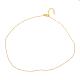Gold Plated Tin Alloy Snake Chain Fine Necklaces(NJEW-BB10181-18)-2