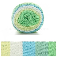 Cotton Yarn, for Weaving, Knitting & Crochet, Colorful, 2mm, about 211.07 Yards(193m)/Skein(PW-WG93716-07)