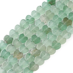 Natural Green Aventurine Beads Strands, Heart, 6x6x3mm, Hole: 1mm, about 69~71pcs/strand, 14.57''~14.96''(37~38cm)(G-M403-A14-02)