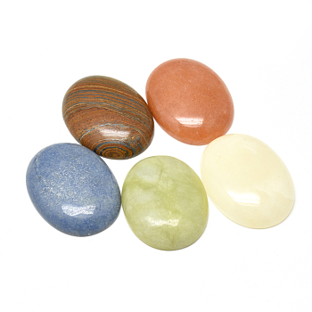 Natural & Synthetic Gemstone Cabochons, Oval, 40x30x8mm