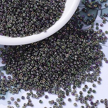 MIYUKI Round Rocailles Beads, Japanese Seed Beads, 11/0, (RR4571) Magic Orchid, 2x1.3mm, Hole: 0.8mm, about 50000pcs/pound