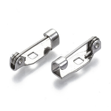 304 Stainless Steel Pin Brooch Back Bar Findings(STAS-S079-199)-3
