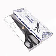 German Steel Tailor Scissors, Sewing scissors, Black, Gunmetal, 255x85x10mm(TOOL-R118-03B)