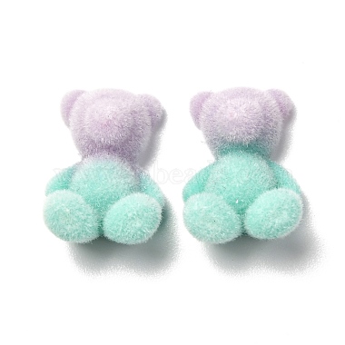 Turquoise Bear Resin Cabochons