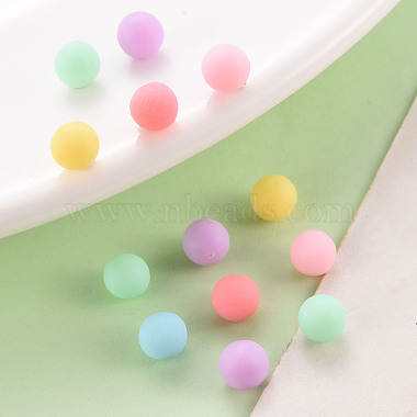 Opaque Acrylic Beads(X-PAB702Y-B01)-6
