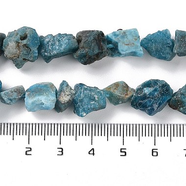Raw Rough Natural Apatite Beads Strands(G-B065-C21)-5