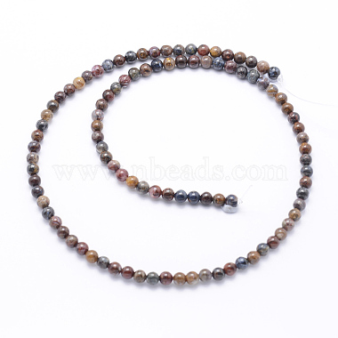 Natural Pietersite Beads Strands(G-P336-01-4mm)-2