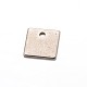 Square 304 Stainless Steel Charms(STAS-M211-11)-1