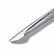 Double Head Stainless Steel Cuticle Pusher and Cutter(MRMJ-WH0059-26)-2