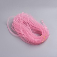 Plastic Net Thread Cord, Pink, 8mm, 30Yards(PNT-Q003-8mm-04)