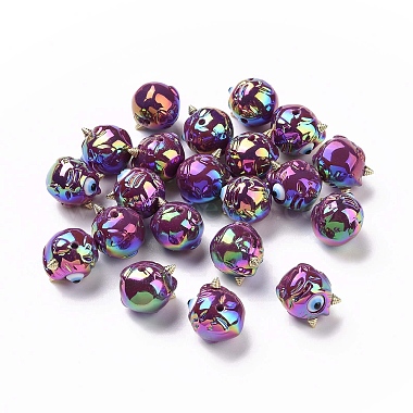 Purple Others Acrylic Beads
