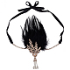 повязка на голову в стиле хиппи с цветочной короной(DIY-WH0321-43)-1