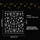 12Pcs 4 Colors PET Waterproof Self-Adhesive Moon Star Sun Decorative Stickers(DIY-HY0001-64)-2