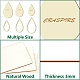 6piezas 6 aros de madera estilo macramé para hacer manualidades(DIY-WH0545-008)-3
