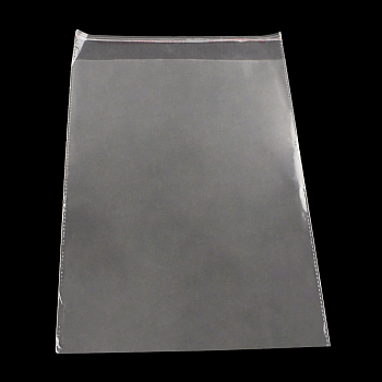 OPP Cellophane Bags, Rectangle, Clear, 37x24cm, Unilateral Thickness: 0.035mm, Inner Measure: 33x23cm