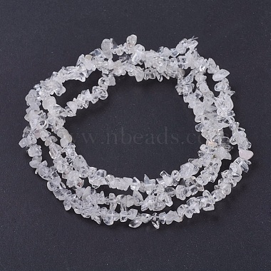 Quartz Crystal Chips Beads Strands(G-D283-3x5-2)-2