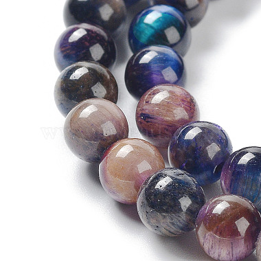 Natural Rainbow Tiger Eye Beads Strands(G-NH0002-A01-A02)-4