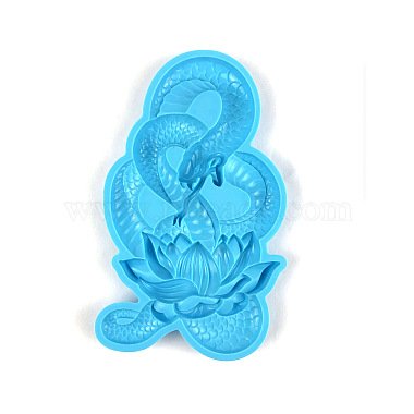 DIY Snake & Lotus Wall Decoration Silicone Molds(SNAK-PW0001-20B)-2