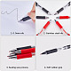 6Pcs 2 Colors Plastic Press Roller Ball Pens(AJEW-GF0006-96)-6