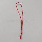 100Pcs Polyester Hang Tag String, Hanging Chain, Red, 11.5x0.1cm(FIND-WH0148-899)