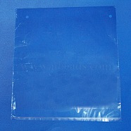 Cellophane Bags, OPP Material, Adhesive, Clear, 39x35cm, Hole: 8mm, Inner Measure: 35x35cm(OPC-S012-35x39cm)