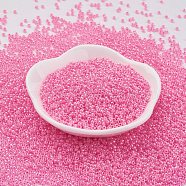 TOHO Japanese Seed Beads, Round, 11/0, (910) Ceylon Hot Pink, 2x1.5mm, Hole: 0.5mm, about 42000pcs/pound(SEED-F002-2mm-910)